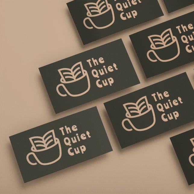 Modern Coffee Shop l Professional Logo  Business Card (Creator Uploaded)