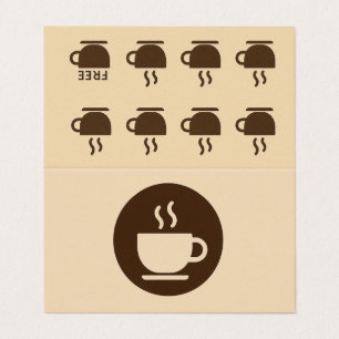 ☕ Modern Coffee Shop Loyalty & Business Card