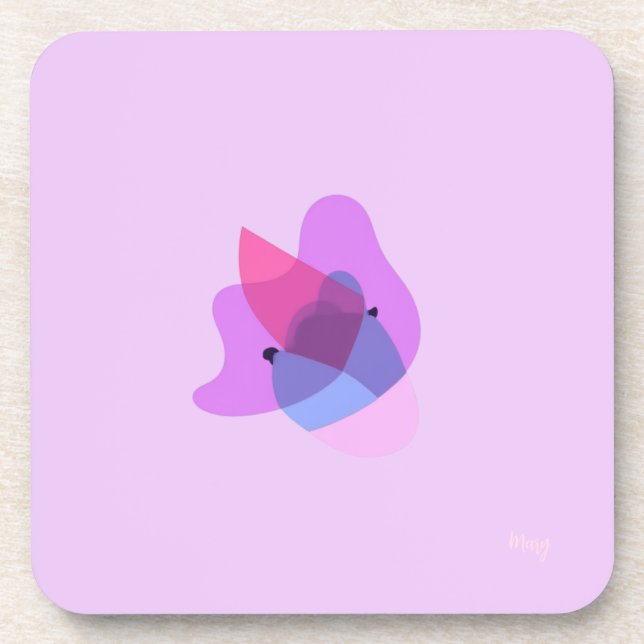 Modern Coffee Table Home Decor Accent Coaster (Front)