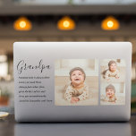 Modern Collage Best Grandpa Ever Beauty Gift HP Laptop Skin<br><div class="desc">A modern collage "Best Grandpa Ever" gift is a creative and personalised way to show your appreciation and love for your grandfather. This type of gift typically involves using digital technology to compile a collection of photos and images that showcase special moments and memories you have shared with your grandpa....</div>