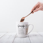Modern Collage Best Grandpa Ever Beauty Gift Latte Mug<br><div class="desc">A modern collage "Best Grandpa Ever" gift is a creative and personalised way to show your appreciation and love for your grandfather. This type of gift typically involves using digital technology to compile a collection of photos and images that showcase special moments and memories you have shared with your grandpa....</div>