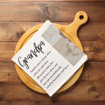 Modern Collage Best Grandpa Ever Beauty Gift Tea Towel<br><div class="desc">A modern collage "Best Grandpa Ever" gift is a creative and personalised way to show your appreciation and love for your grandfather. This type of gift typically involves using digital technology to compile a collection of photos and images that showcase special moments and memories you have shared with your grandpa....</div>