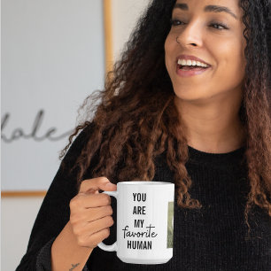 Modern Collage Couple Photo & Romantic Love Quote Coffee Mug