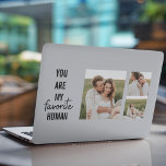Modern Collage Couple Photo & Romantic Love Quote HP Laptop Skin<br><div class="desc">Modern Collage Couple Photo & Romantic Love Quote</div>