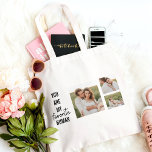 Modern Collage Couple Photo & Romantic Love Quote Tote Bag<br><div class="desc">Modern Collage Couple Photo & Romantic Love Quote</div>
