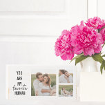 Modern Collage Couple Photo & Romantic Love Quote Wooden Box Sign<br><div class="desc">Modern Collage Couple Photo & Romantic Love Quote</div>