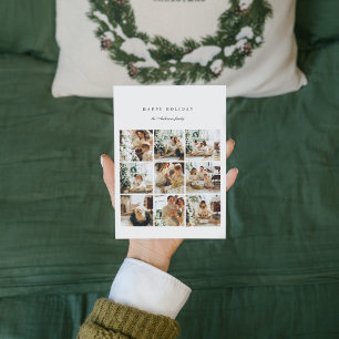 Modern Collage Family Photo   Happy Holiday