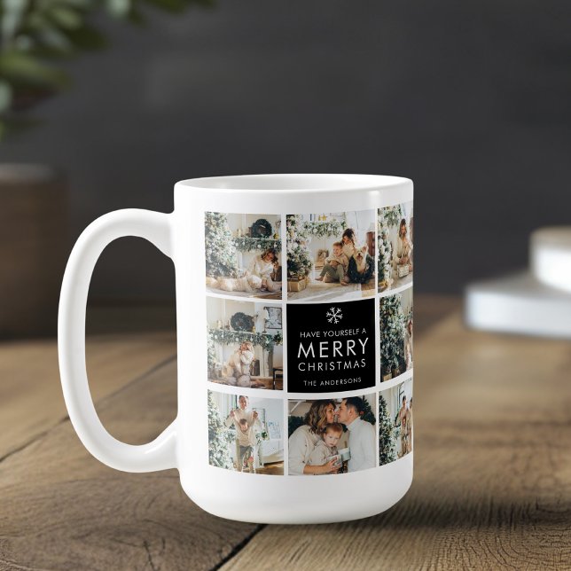 Modern Collage “Merry Christmas” Multi Photo | Coffee Mug (Creator Uploaded)