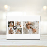 Modern Collage Personalised Family Photo Gift Block<br><div class="desc">Modern Collage Personalised Family Photo Gift</div>
