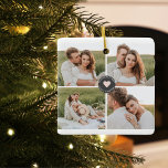 Modern Collage Personalised Family Photo Gift Ceramic Ornament<br><div class="desc">Modern Collage Personalised Family Photo Gift</div>