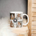 Modern Collage Personalised Family Photo Gift Mug<br><div class="desc">Modern Collage Personalised Family Photo Gift</div>