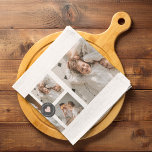 Modern Collage Personalised Family Photo Gift Tea Towel<br><div class="desc">Modern Collage Personalised Family Photo Gift</div>