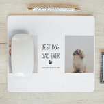 Modern Collage Photo Best Dad Dog Ever Mouse Mat<br><div class="desc">"Introducing the 'Best Dad Dog Ever'! This modern collage photo captures the heartwarming bond between a loving father and his furry companion. From long walks in the park to cosy nights on the couch, this dynamic duo is inseparable. Through thick and thin, they have each other's backs and share an...</div>