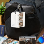 Modern Collage Photo & Best Family Ever Best Gift Luggage Tag<br><div class="desc">Introducing the Modern Collage Photo & Best Family Ever Text Gift, a unique and personalised way to celebrate the love and joy of your family. This special gift combines the beauty of a custom photo collage with a heartfelt message to create a memorable keepsake that will be treasured for years...</div>