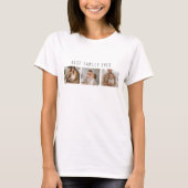 Modern Collage Photo & Best Family Ever Best Gift T-Shirt (Front)