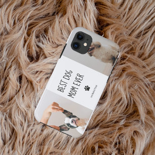 Modern Collage Photo Best Mum Dog Ever  iPhone 11 Case