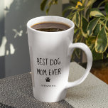 Modern Collage Photo Best Mum Dog Ever  Latte Mug<br><div class="desc">A modern collage photo of "Best Mum Dog Ever" is a wonderful tribute to a beloved pet who has provided endless love and joy to her family. This collage photo can be created using various photos of the dog throughout her life, showcasing her playful moments, her affectionate nature, and her...</div>