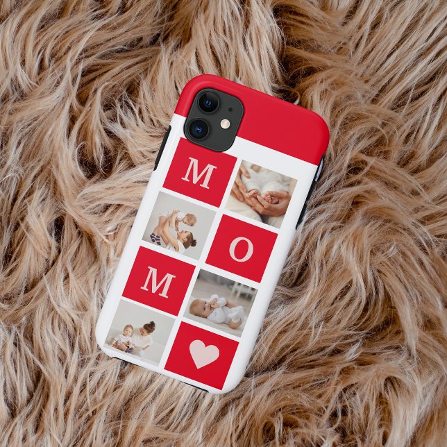 Modern Collage Photo & Best Mum Ever Gift Case-Mate iPhone Case (Creator Uploaded)