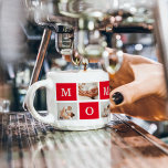 Modern Collage Photo & Best Mum Ever Gift Espresso Cup<br><div class="desc">Modern Collage Photo & Text Best Mum Ever Gift. Best Personalised Gift For Mothers day,  Woman's day or Mum Birthday.  Surprise Mum With a Gift That’s As Amazing As She Is.</div>