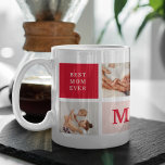 Modern Collage Photo & Best Mum Ever Gift Mug<br><div class="desc">Modern Collage Photo & Text Best Mum Ever Gift. Best Personalised Gift For Mothers day,  Woman's day or Mum Birthday.  Surprise Mum With a Gift That’s As Amazing As She Is.</div>