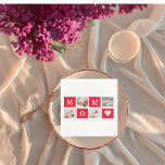 Modern Collage Photo & Best Mum Ever Gift Napkin<br><div class="desc">Modern Collage Photo & Text Best Mum Ever Gift. Best Personalised Gift For Mothers day,  Woman's day or Mum Birthday.  Surprise Mum With a Gift That’s As Amazing As She Is.</div>