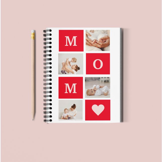 Modern Collage Photo & Best Mum Ever Gift Notebook (Creator Uploaded)