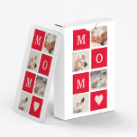 Modern Collage Photo & Best Mum Ever Gift Playing Cards<br><div class="desc">Modern Collage Photo & Text Best Mum Ever Gift. Best Personalised Gift For Mothers day,  Woman's day or Mum Birthday.  Surprise Mum With a Gift That’s As Amazing As She Is.</div>