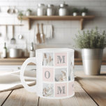 Modern Collage Photo Best Mum Ever Pink Gift Frosted Glass Coffee Mug<br><div class="desc">This "Best Mum Ever" collage photo is the ideal gift for any occasion, whether it's Mother's Day, a birthday, or just a special way to say "I love you." With its chic design and heartfelt sentiment, it's sure to become a cherished keepsake that your mum will treasure for a lifetime....</div>