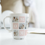 Modern Collage Photo Best Mum Ever Pink Gift Latte Mug<br><div class="desc">This "Best Mum Ever" collage photo is the ideal gift for any occasion, whether it's Mother's Day, a birthday, or just a special way to say "I love you." With its chic design and heartfelt sentiment, it's sure to become a cherished keepsake that your mum will treasure for a lifetime....</div>