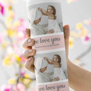 Modern Collage Photo Best Mum Ever Pink Gift Thermal Tumbler