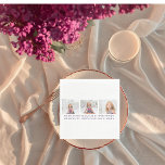 Modern Collage Photo Best Mum Ever Purple Gift  Napkin<br><div class="desc">This modern collage photo features the message "Best Mum Ever" written in elegant script, set against a beautiful purple background. The collage design includes multiple photo slots, allowing you to add your favourite memories with your mum, whether it's pictures of special moments you've shared together, family portraits, or candid snapshots....</div>