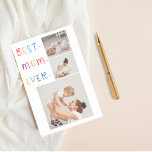 Modern Collage Photo & Colourful Best Mum Ever Gif Post-it Notes<br><div class="desc">A modern collage photo and colourful "Best Mum Ever" gift is a thoughtful and personalised present for any mother. The collage photo is a collection of various pictures that have been artfully arranged to form a cohesive and visually appealing composition. These photos may feature cherished memories, family members, and special...</div>