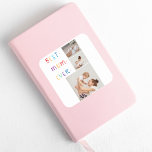 Modern Collage Photo & Colourful Best Mum Ever Gif Square Sticker<br><div class="desc">A modern collage photo and colourful "Best Mum Ever" gift is a thoughtful and personalised present for any mother. The collage photo is a collection of various pictures that have been artfully arranged to form a cohesive and visually appealing composition. These photos may feature cherished memories, family members, and special...</div>