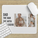 Modern Collage Photo | Dad Gift Mouse Mat<br><div class="desc">Modern collage photo gift can be one of the best Father's Day gifts that you can give your dad. It's a unique and personal way to show your appreciation and love for your dad,  while also allowing you to be creative and have fun with the gift.</div>