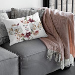 Modern Collage Photo Flowers Frame Best Mum Gift Lumbar Cushion<br><div class="desc">This modern collage photo features beautiful flowers arranged in a burgundy frame, making it the perfect gift for a special mum in your life. The unique and personalised touch of a collage photo captures memories and moments shared together, making it a thoughtful and heartfelt way to show appreciation and love....</div>