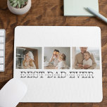 Modern Collage Photo & Grey Best Dad Ever Gift Mouse Mat<br><div class="desc">Modern Collage Photo & Grey Best Dad Ever Gift is a thoughtful and unique gift idea for any dad who loves photography and appreciates personalised gifts. Overall, this gift is a perfect way to celebrate Father's Day, birthdays, or any other special occasion for your dad. It is a thoughtful and...</div>