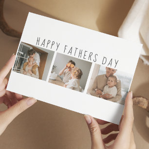 Modern Collage Photo & Happy Fathers Day Best Gift