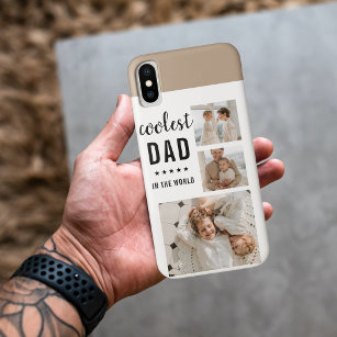 Modern Collage Photo Happy  Fathers Day Gift Case-Mate iPhone Case