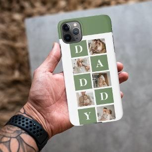 Modern Collage Photo & Happy Fathers Day Gift iPhone 11Pro Max Case