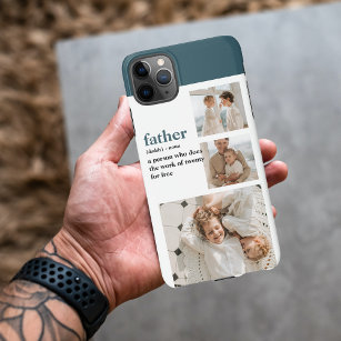 Modern Collage Photo Happy Fathers Day Gift iPhone 11Pro Max Case
