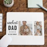 Modern Collage Photo Happy  Fathers Day Gift Mouse Mat<br><div class="desc">The "Modern Collage Photo Colourful Best Dad Ever Gift" is a personalised and unique present for any dad who deserves to be celebrated. The gift is a collage photo made up of several individual images that have been carefully arranged to create a stunning and eye-catching design. The gift is a...</div>