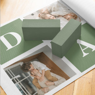 Modern Collage Photo & Happy Fathers Day Gift Yoga Mat