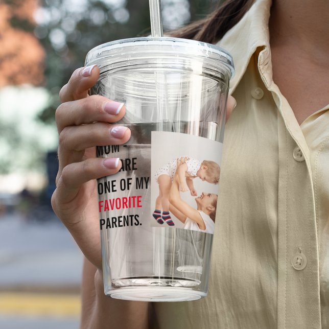 Modern Collage Photo & Happy Mothers Day Gift Acrylic Tumbler (Creator Uploaded)