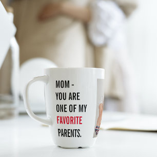 Modern Collage Photo & Happy Mothers Day Gift Latte Mug