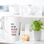 Modern Collage Photo & Happy Mothers Day Gift Latte Mug<br><div class="desc">Modern Collage Photo & Text Happy Mothers Day Gift. Best Personalised Gift For Mothers day,  Woman's day or Mum Birthday.  Surprise Mum With a Gift That’s As Amazing As She Is.</div>