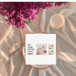 Modern Collage Photo & Happy Mothers Day Gift Napkin<br><div class="desc">Modern Collage Photo & Text Happy Mothers Day Gift. Best Personalised Gift For Mothers day,  Woman's day or Mum Birthday.  Surprise Mum With a Gift That’s As Amazing As She Is.</div>