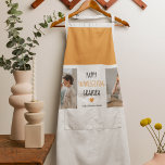 Modern Collage Photo Happy Thanksgiving Grandpa Apron<br><div class="desc">Modern Collage Photo Happy Thanksgiving Grandpa</div>