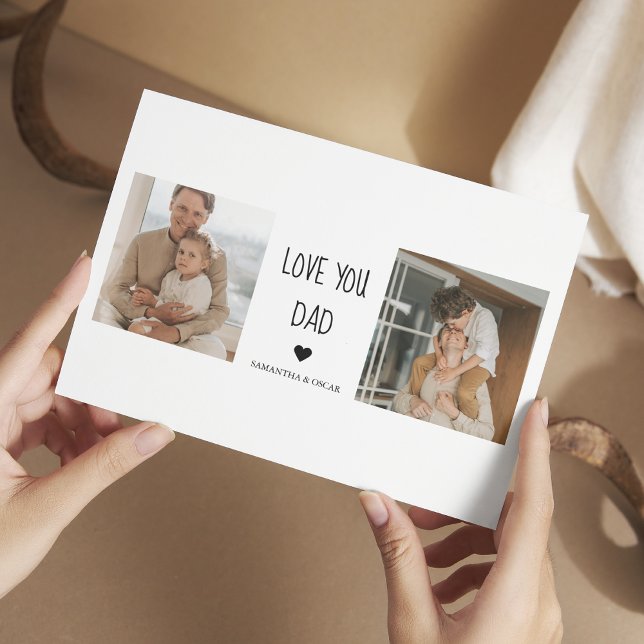 Modern Collage Photo & Love You Dad Gift (Creator Uploaded)