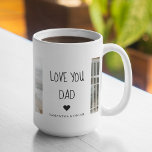 Modern Collage Photo & Love You Dad Gift Coffee Mug<br><div class="desc">A "Love You Dad" gift is a present that expresses your love and appreciation for your father. This can take many forms,  from sentimental keepsakes to practical items that he will use and enjoy.</div>