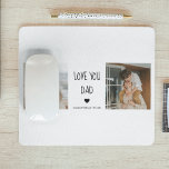 Modern Collage Photo & Love You Dad Gift Mouse Mat<br><div class="desc">A "Love You Dad" gift is a present that expresses your love and appreciation for your father. This can take many forms,  from sentimental keepsakes to practical items that he will use and enjoy.</div>